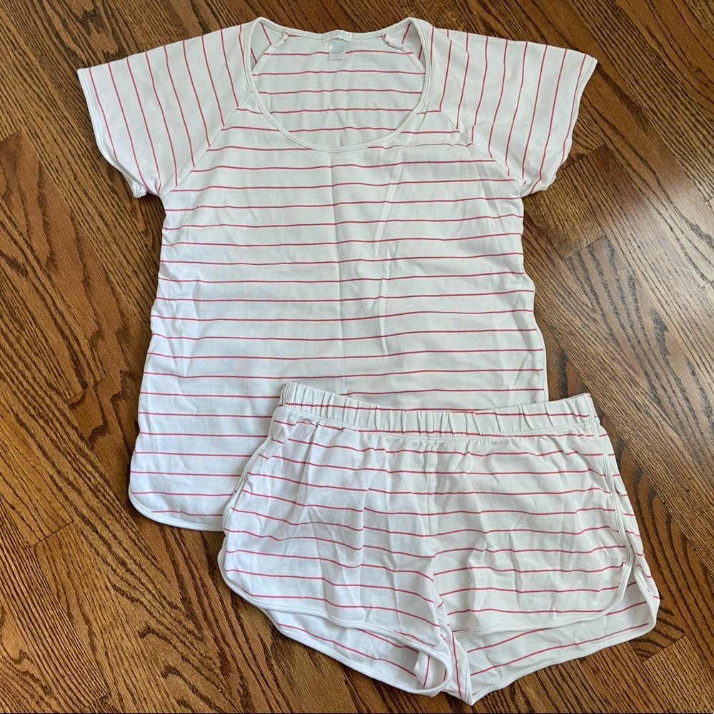 Lake Pajamas Pima Cotton Shorts Set in Calypso
